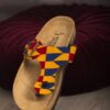 Super cute Ankara print ladies slipper