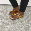 Super cute Ankara print ladies slipper